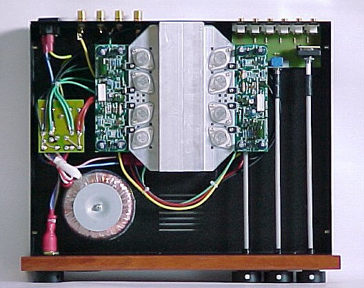 interior of the REDGUM RGi120 amplifier
